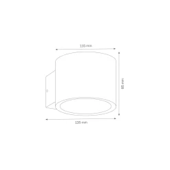 LCD Außenleuchten 5075/5076 Up & Down Wandleuchte