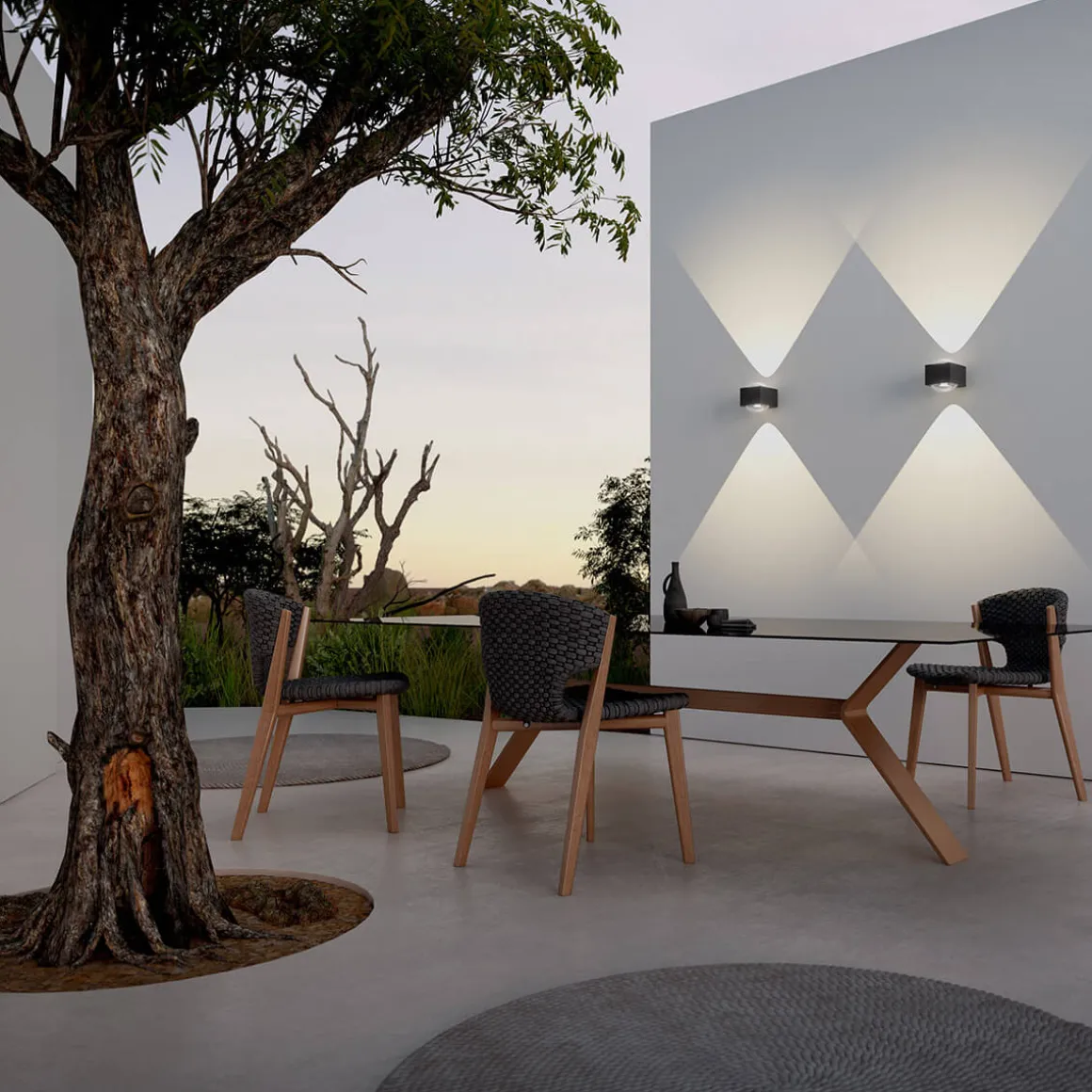 LCD Außenleuchten 5085 Up & Down LED Wandleuchte