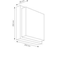 LCD Außenleuchten 046 Wandleuchte