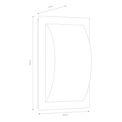 LCD Außenleuchten 050/051 Wandleuchte LED