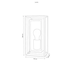 LCD Außenleuchten 5070 Wandleuchte