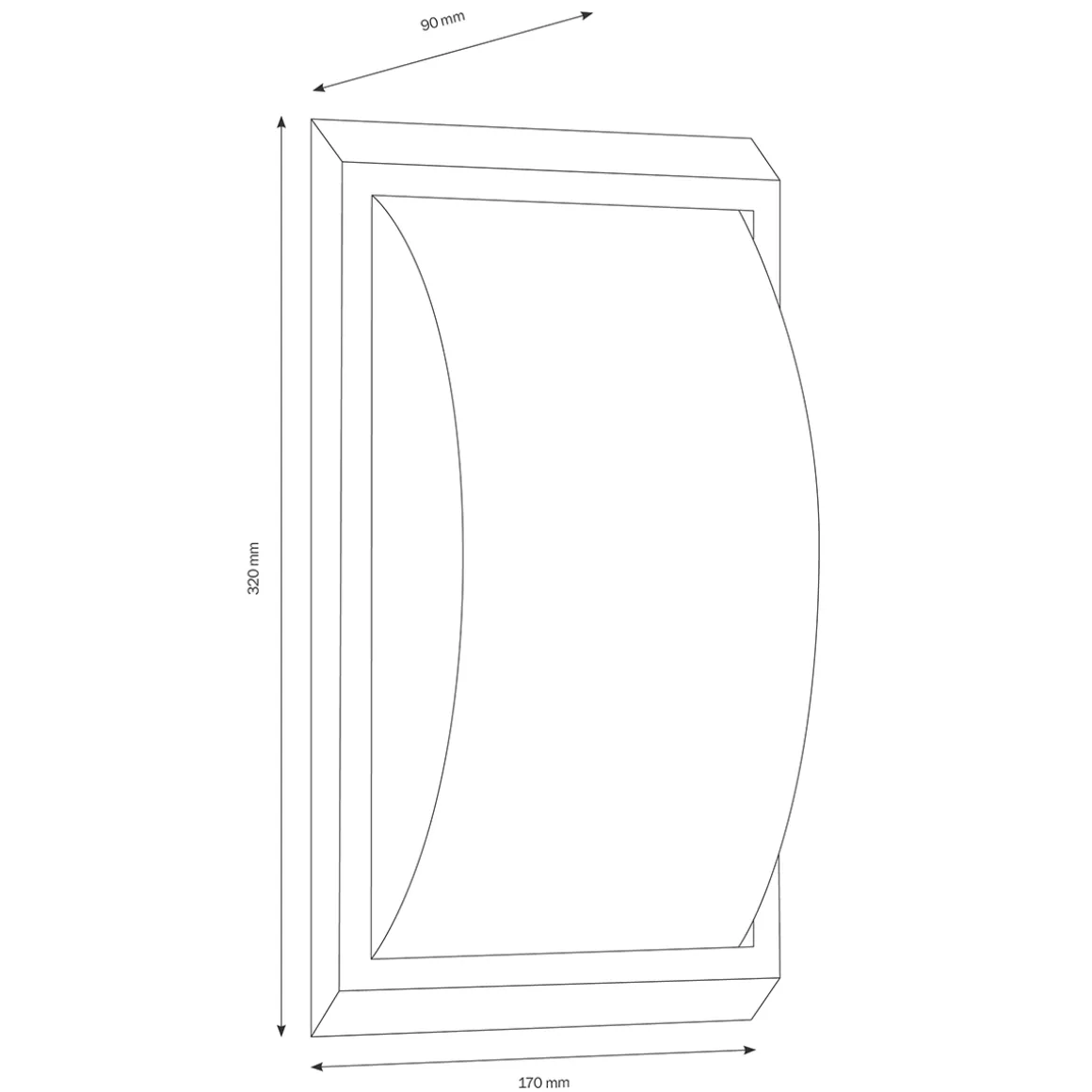 LCD Außenleuchten 053 Wandleuchte