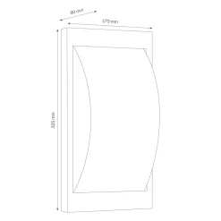LCD Außenleuchten 068 Wandleuchte