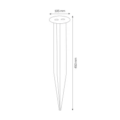 LCD Außenleuchten 096E Erdspieß