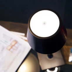 LCD Außenleuchten 4er Set Outdoor LED Akku-Tischleuchte