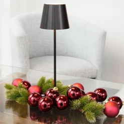 LCD Außenleuchten 4er Set Outdoor LED Akku-Tischleuchte