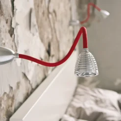 less 'n' more Athene LED Wand- / Deckenstrahler, mit Tastdimmer, Flexwelle: lang