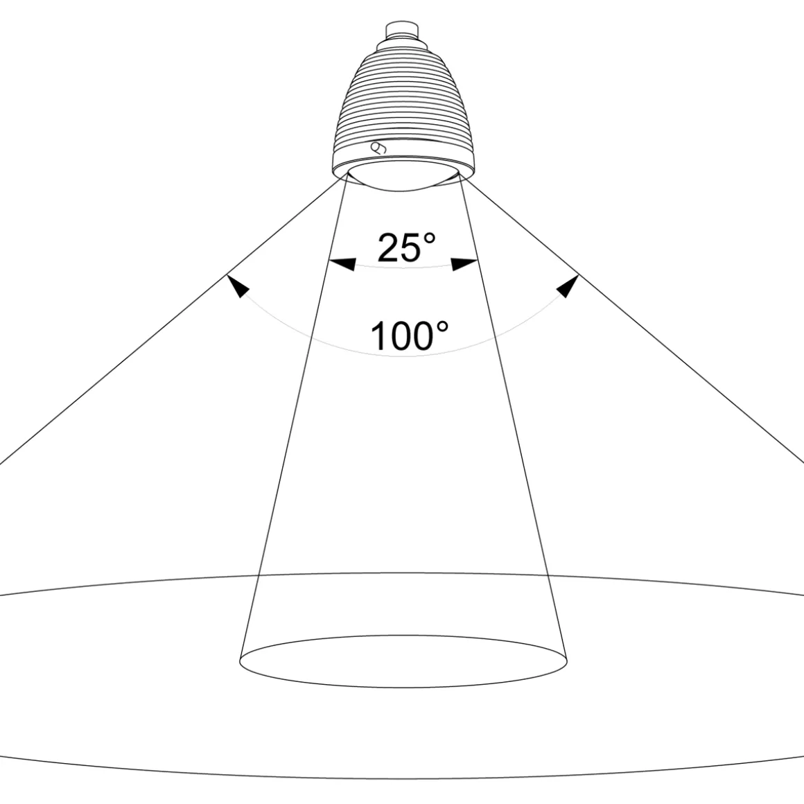 less 'n' more Athene LED Wand- / Deckenstrahler, mit Tastdimmer, Flexwelle: lang