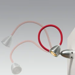 less 'n' more Athene LED Wand- / Deckenstrahler, mit Tastdimmer, Flexwelle: lang