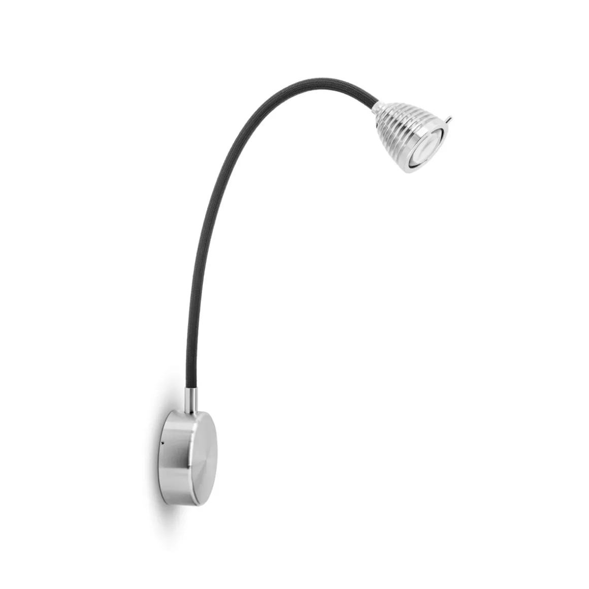 less 'n' more Athene LED Wandleuchte, mit Tastdimmer, Flexwelle: lang