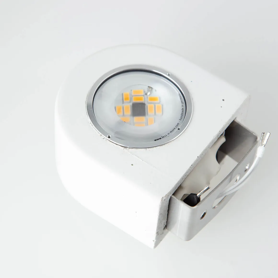 less 'n' more Mimix Beton LED Wandstrahler, 2-flg.