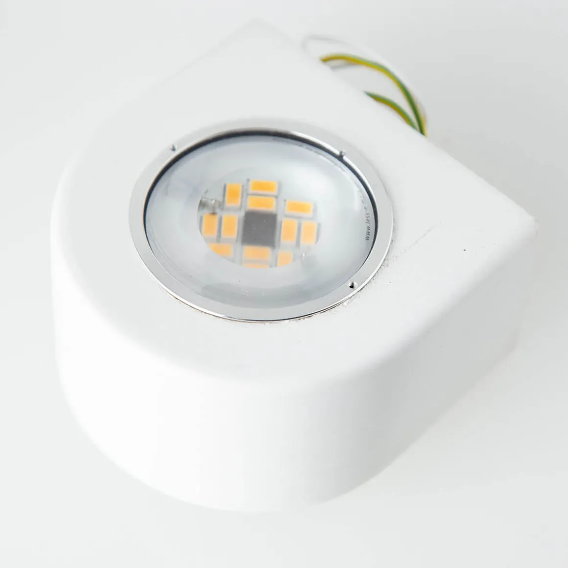 less 'n' more Mimix Beton LED Wandstrahler, 2-flg.