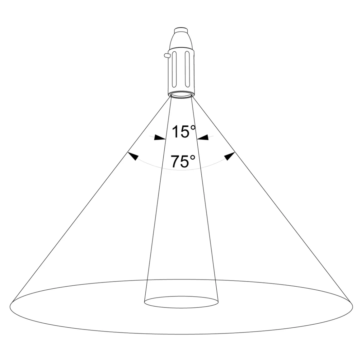 less 'n' more Zeus LED Wand- / Deckenleuchte, Flexwelle: kurz
