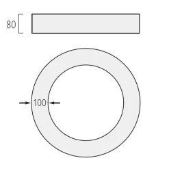 Lightnet Ringo Star-A1 Wand- / Deckenleuchte