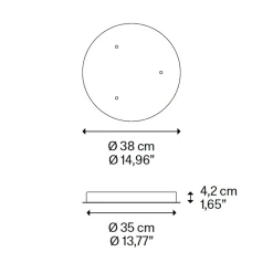Lodes A-Tube Pendelleuchte, 3-flg.