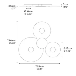 Lodes Bugia Mega LED Deckenleuchte