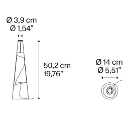 Lodes Cono di Luce LED Tischleuchte