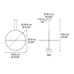 Lodes Elara Large LED Pendelleuchte