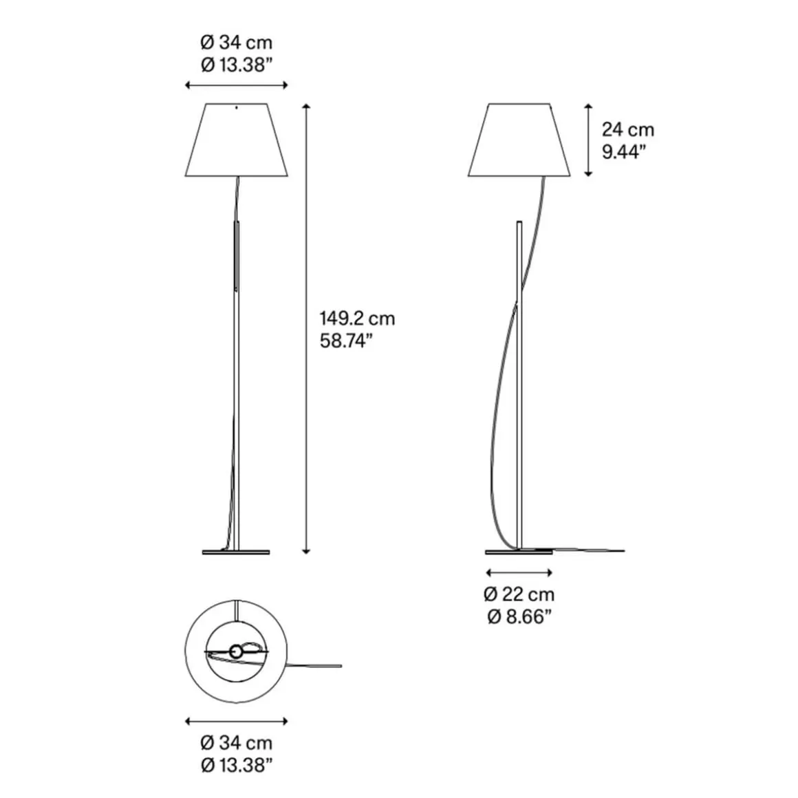 Lodes Hover LED Stehleuchte, B-Ware