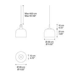 Lodes Jim Bell Pendelleuchte