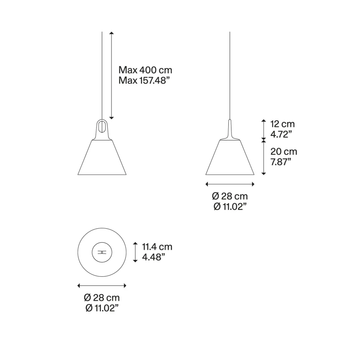 Lodes Jim Cone Pendelleuchte