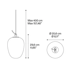 Lodes Oblo Medium LED Pendelleuchte