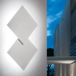 Lodes Puzzle Double Square LED Wand- / Deckenleuchte