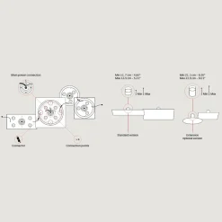 Lodes Puzzle Mega Square Small LED Wand- / Deckenleuchte