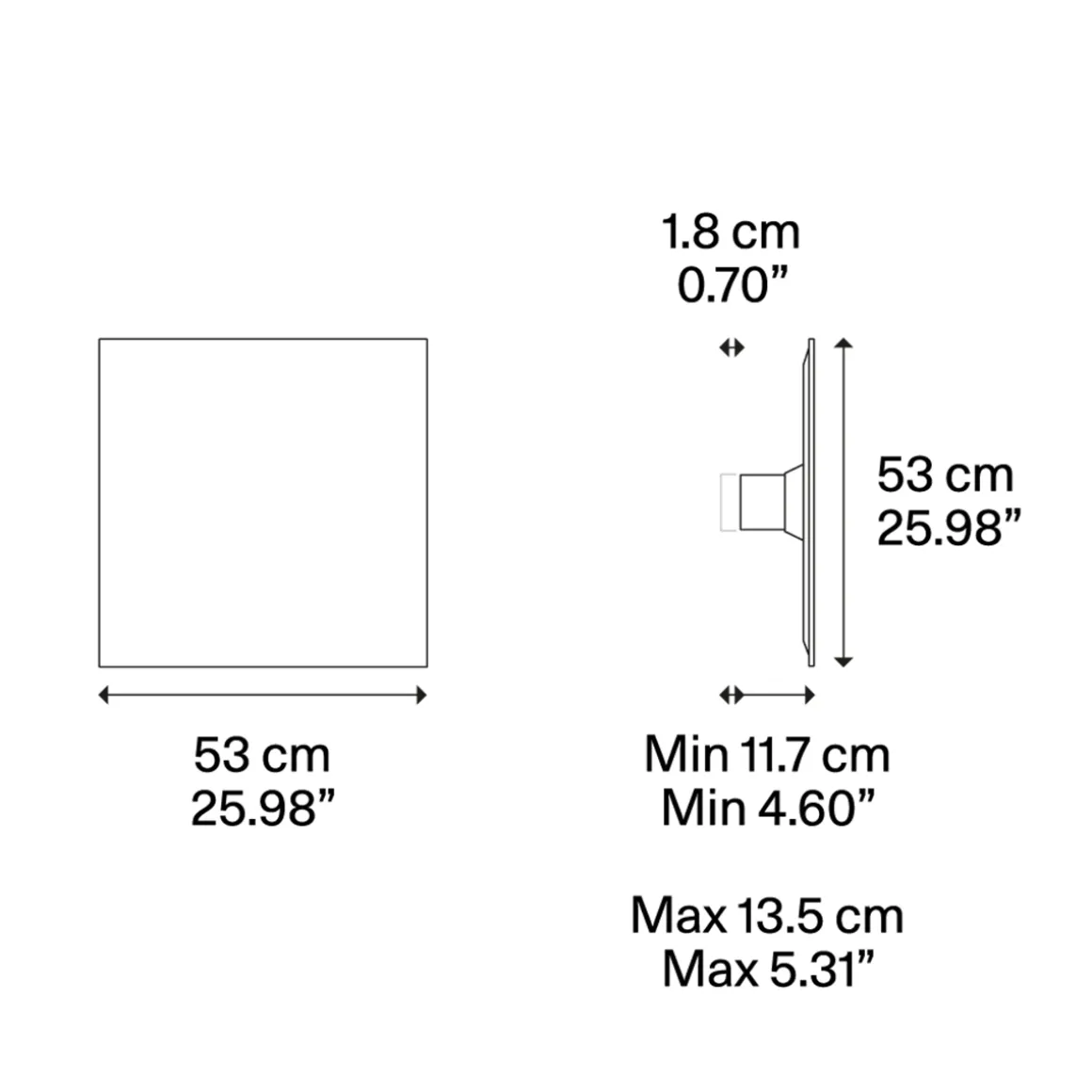 Lodes Puzzle Mega Square Small LED Wand- / Deckenleuchte