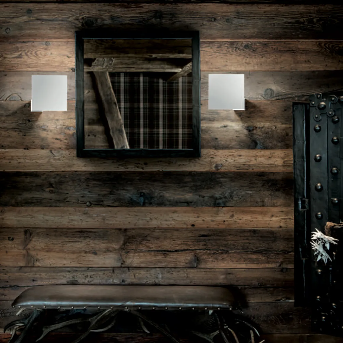 Lodes Puzzle Single Square LED Wand- / Deckenleuchte, Rückläufer