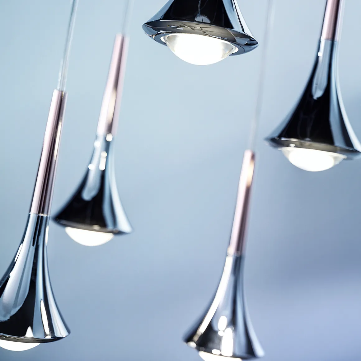 Lodes Rain LED Pendelleuchte, 3-flg., 3000 K