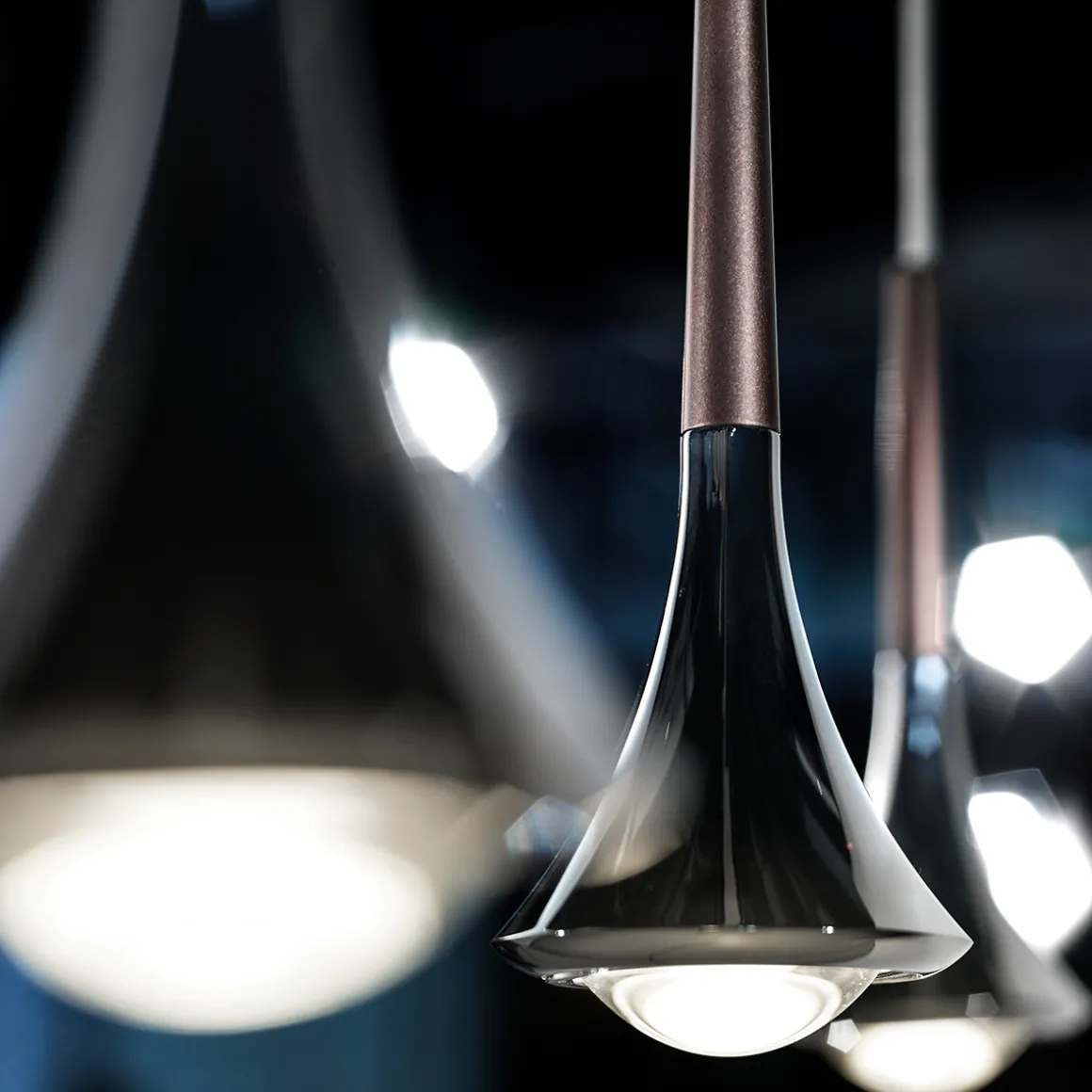 Lodes Rain LED Pendelleuchte, 3-flg., 3000 K