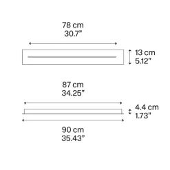 Lodes Rain LED Pendelleuchte, 3-flg., 3000 K