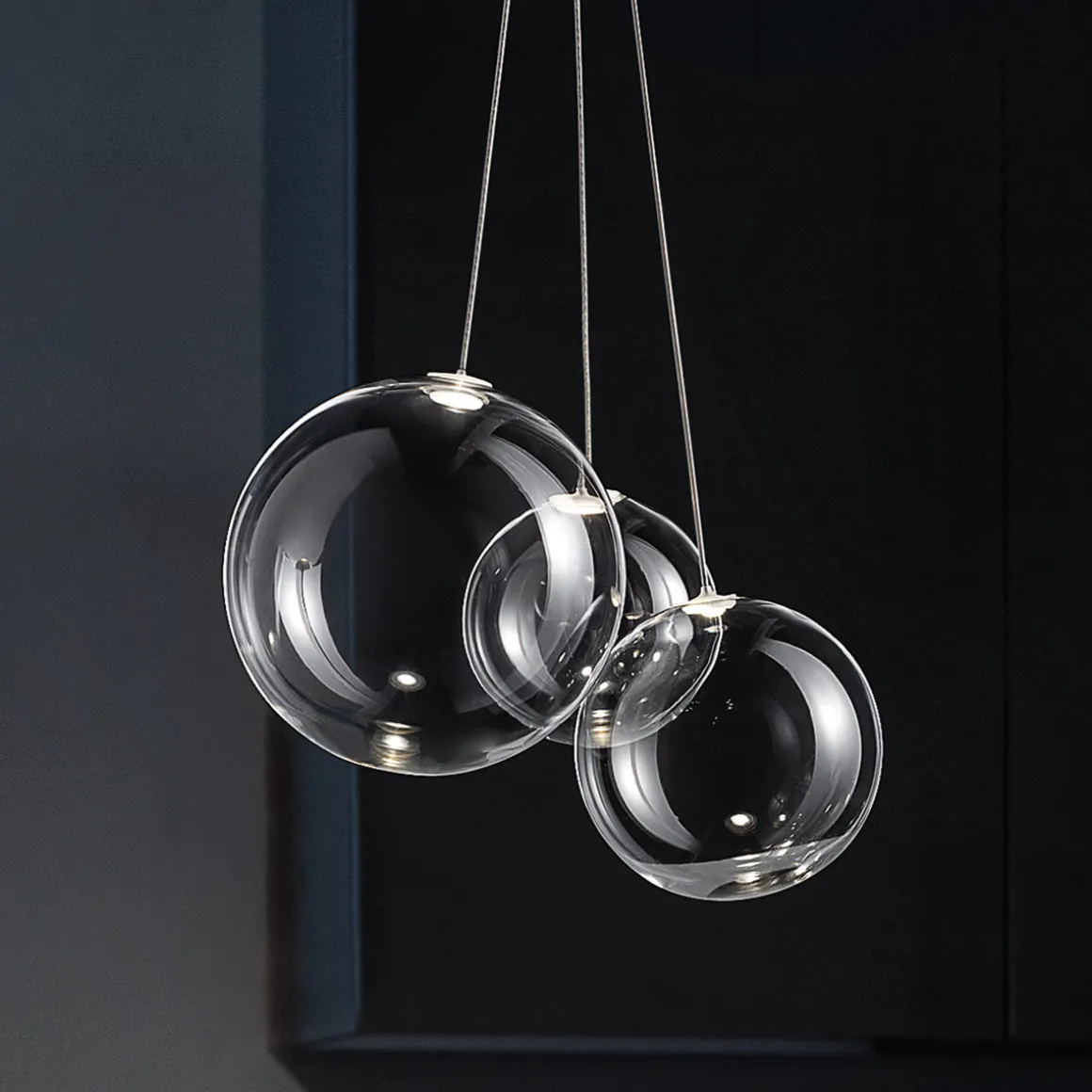 Lodes Random LED Pendelleuchte, 3-flg.