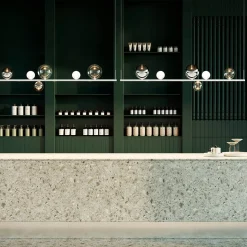 Lodes Random Stick Long LED Pendelleuchte, 6-flg.