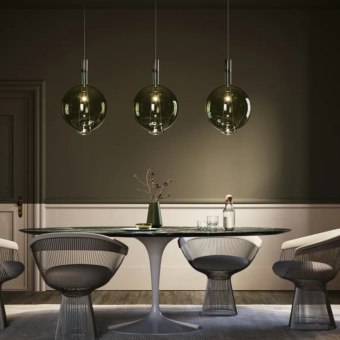 Lodes Sky-Fall Round Large LED Pendelleuchte