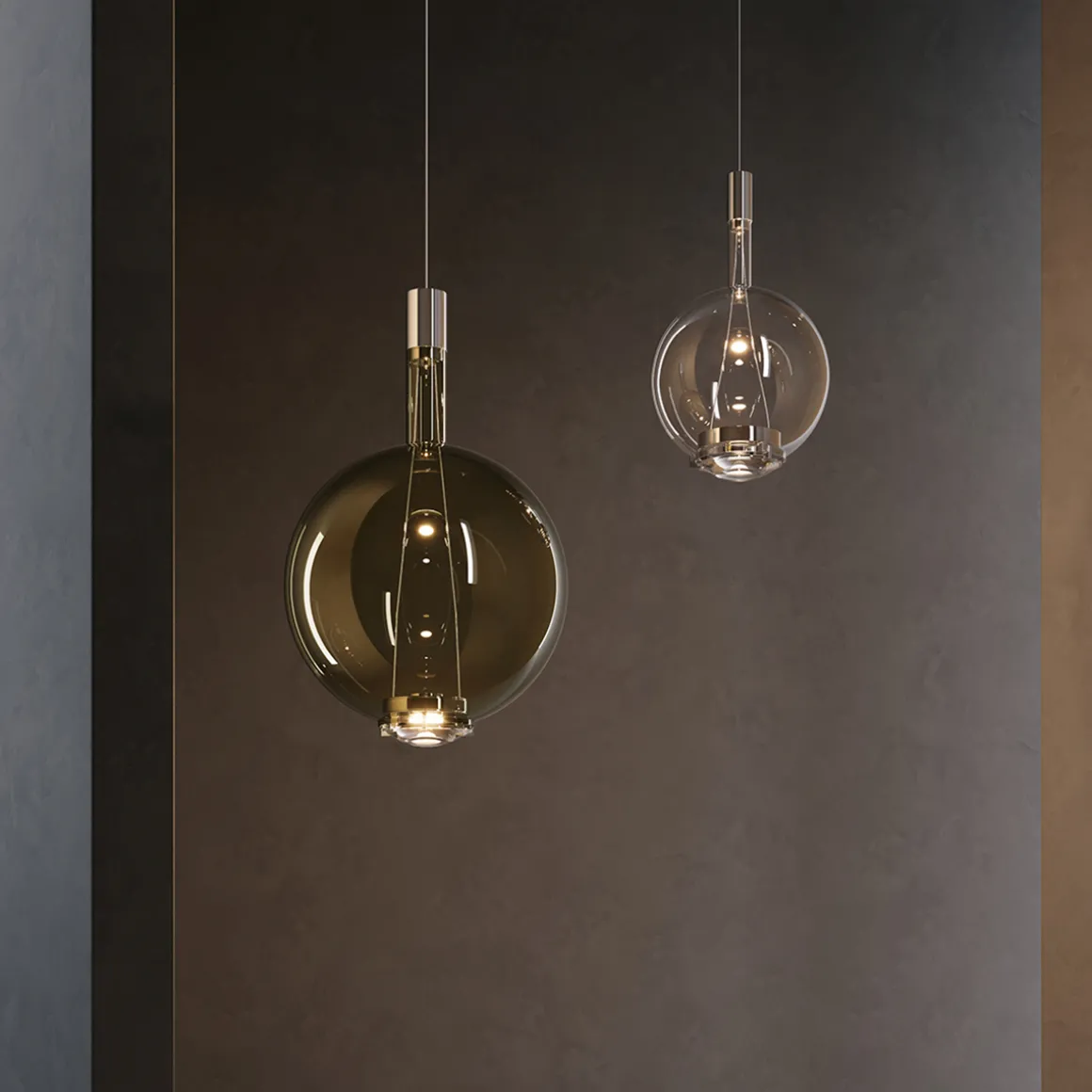 Lodes Sky-Fall Round Medium LED Pendelleuchte