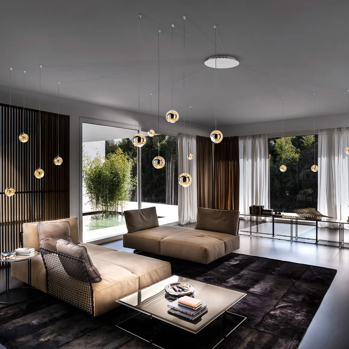 Lodes Spider Pendelleuchte, 14-flg.