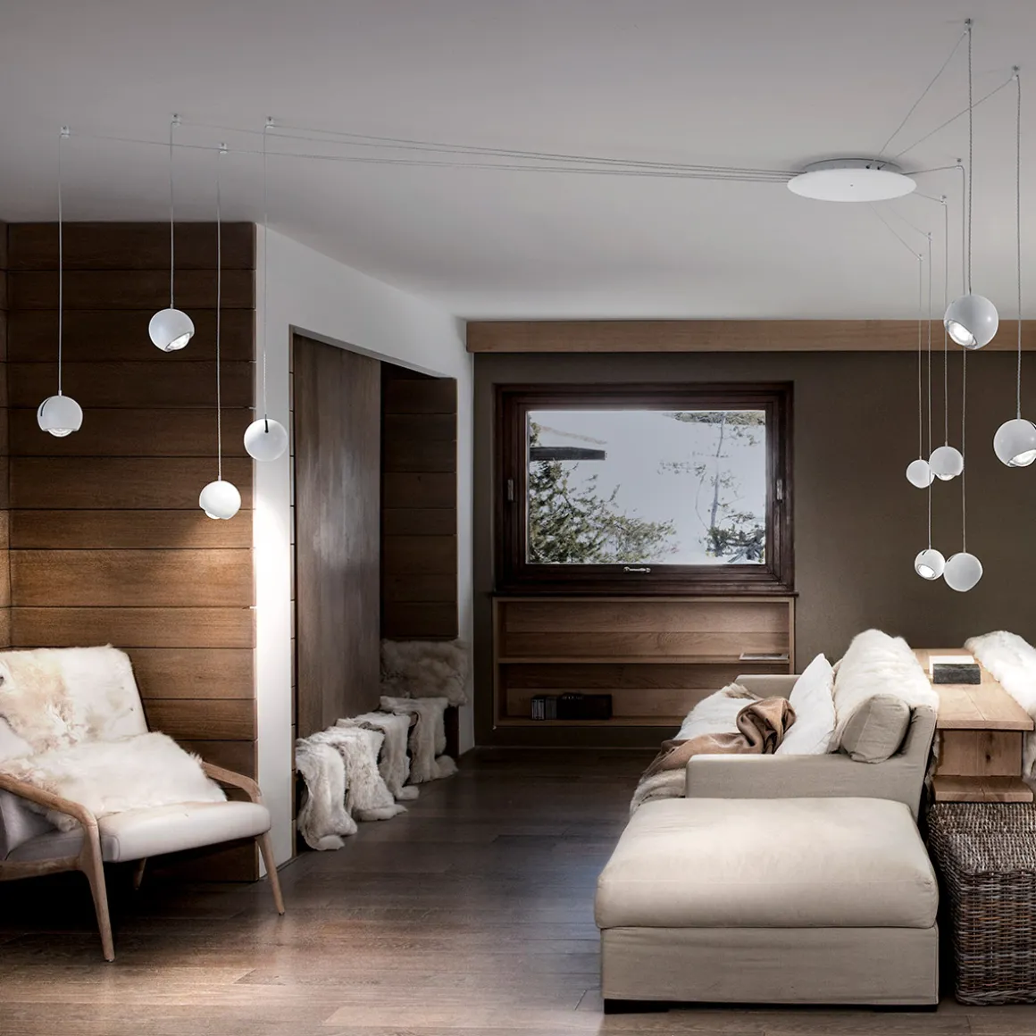 Lodes Spider Pendelleuchte, 10-flg.