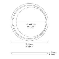 Lodes Tidal 75 LED Deckenleuchte