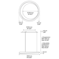 Lodes Tidal Adjustable LED Pendelleuchte