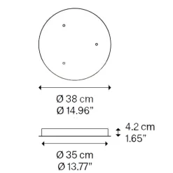Lodes Volum Pendelleuchte, 3-flg.