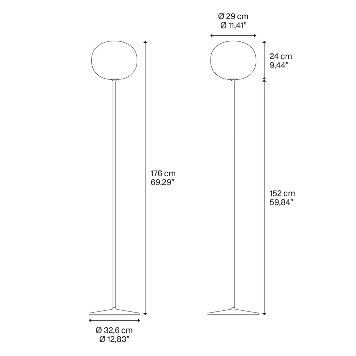 Lodes Volum Stehleuchte
