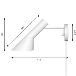 Louis Poulsen AJ Wandleuchte, Auslaufmodell