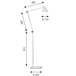 Louis Poulsen NJP LED Stehleuchte