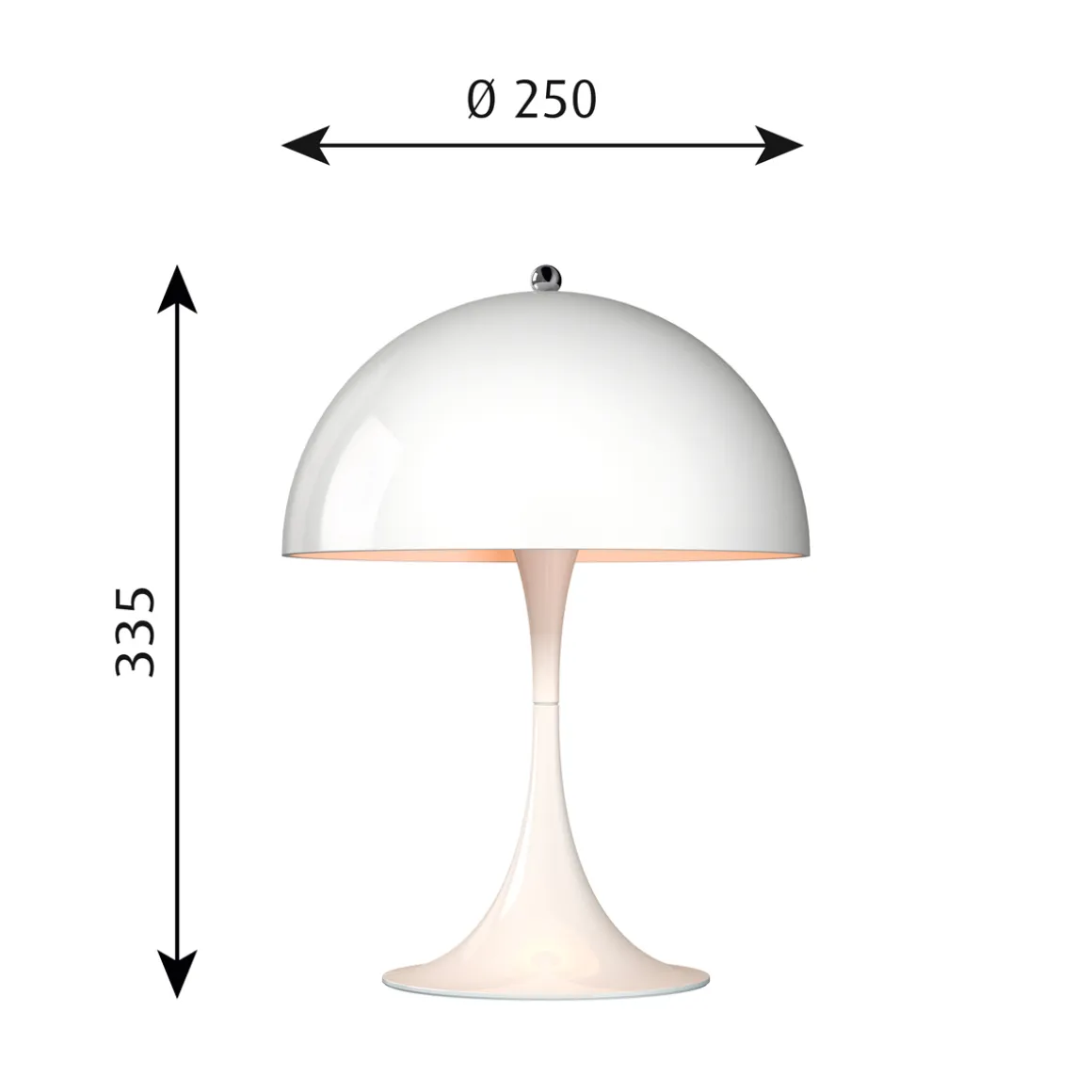 Louis Poulsen Panthella 250 LED Tischleuchte