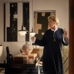 Louis Poulsen PH 3/3 Aged Brass Opal Pendelleuchte