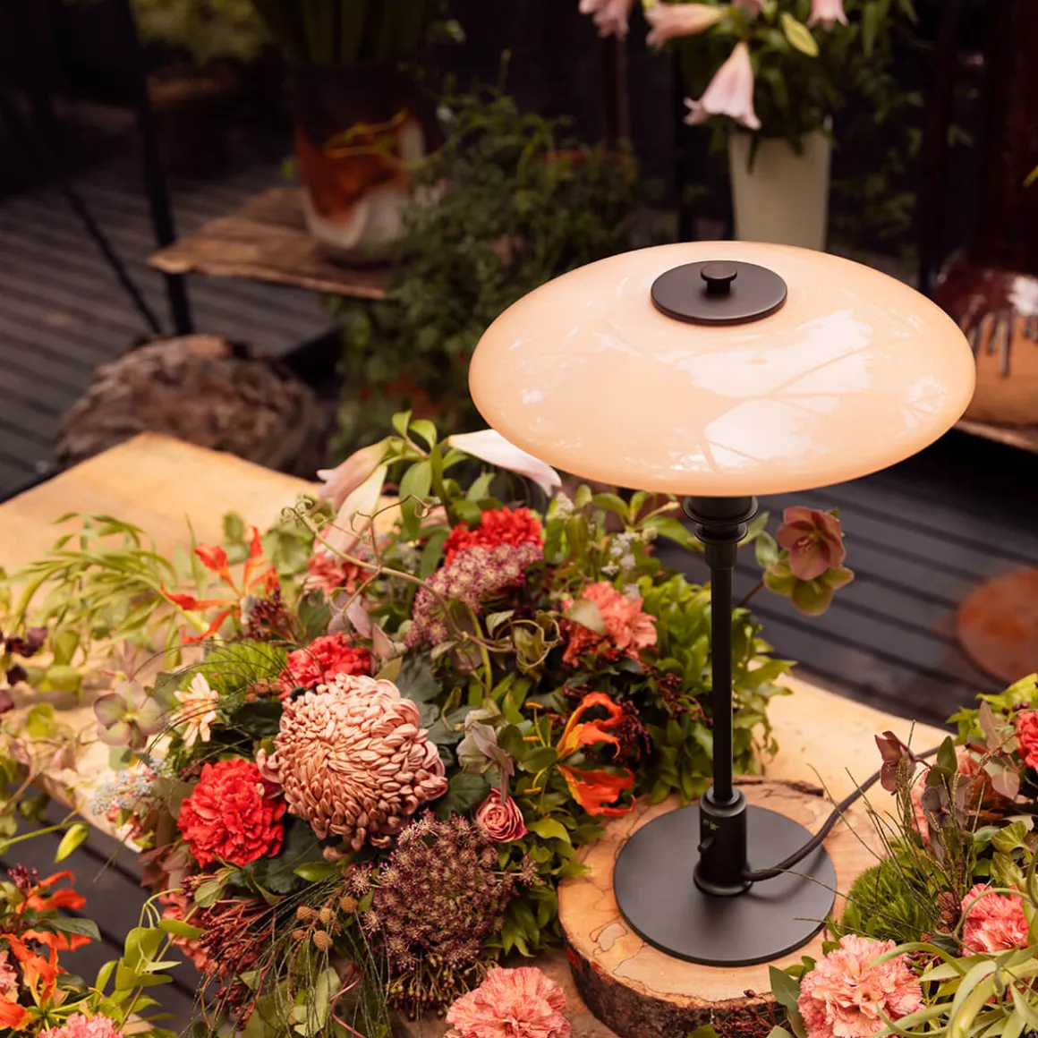 Louis Poulsen PH 3/2 Dusty Terracotta Tischleuchte Limited Edition