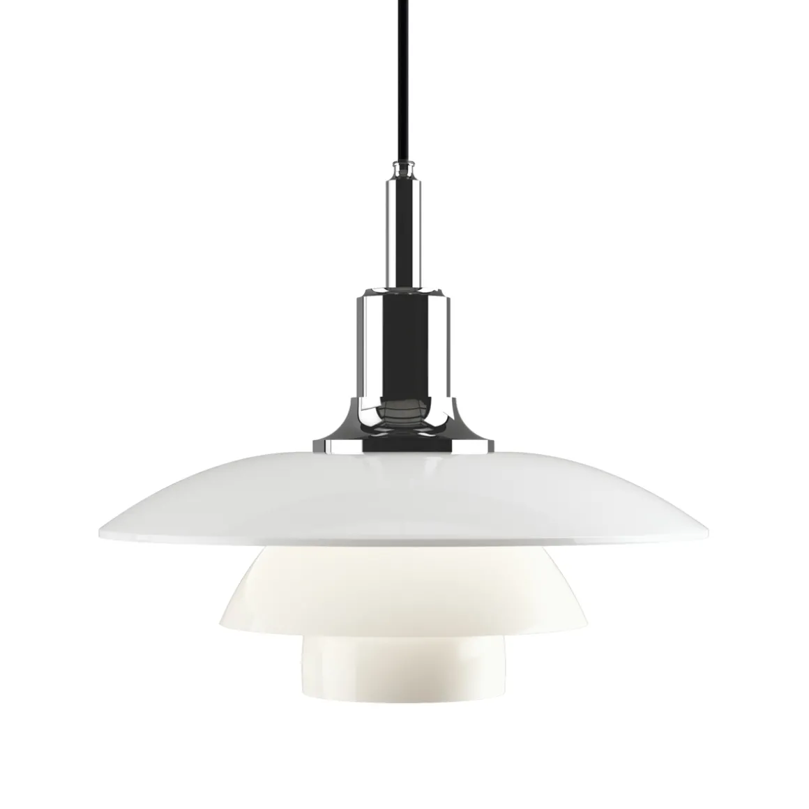 Louis Poulsen PH 3½-3 Glas Pendelleuchte