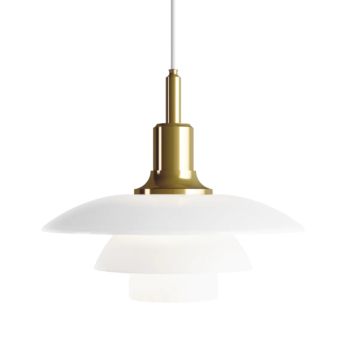 Louis Poulsen PH 3½-3 Glas Pendelleuchte